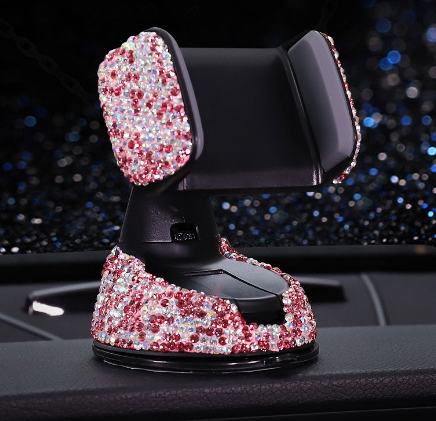 Crystal Rhinestones Phone Holder - 图片 7
