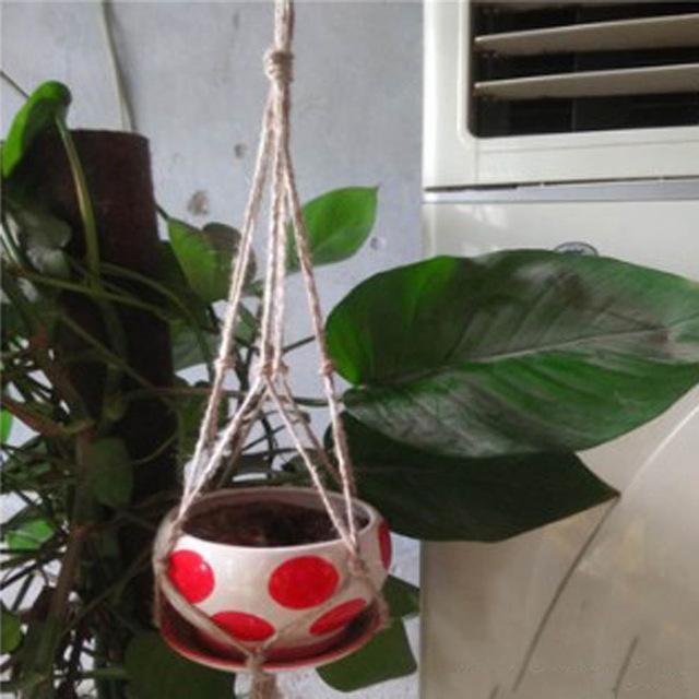 Hanging Pot Holder Rope Basket 1712841772724