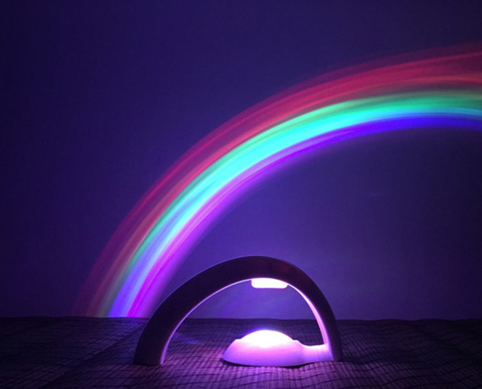 Novelty LED Romantic Sky Rainbow Colorful Projection Night Light 1713910268408