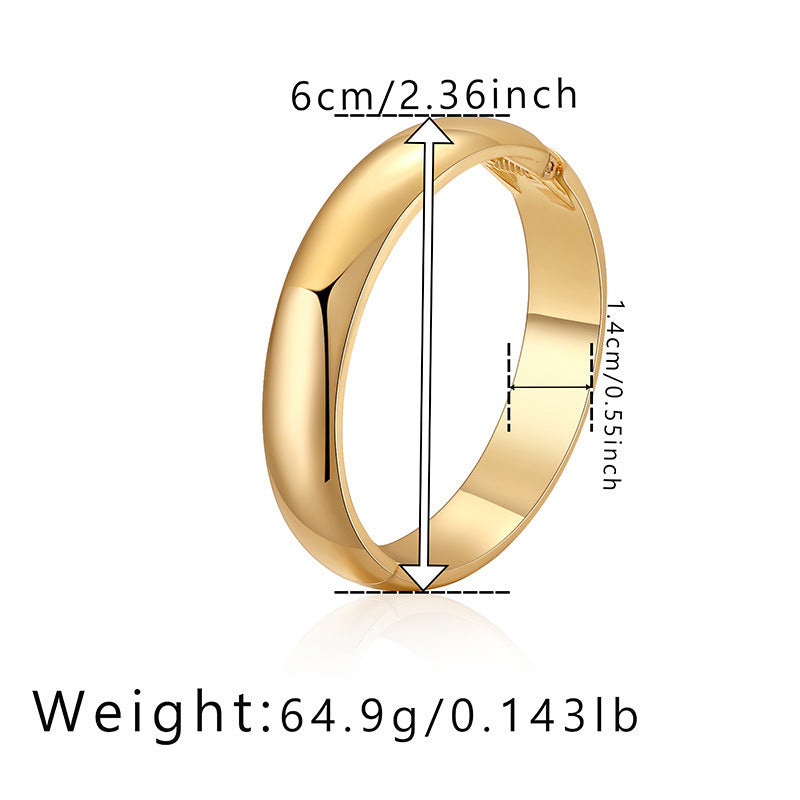 Fashion Office Lady Style Creative Glossy Round Ladies' Bracelet 1714836689425403904