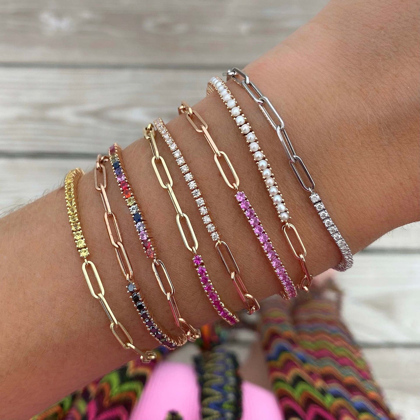 S925 Micro-inlaid Single Row Diamond Tennis Chain Simple Personality Women's All-match Bracelet 1714921565352759296