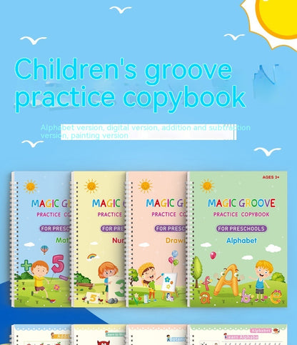 Groove Copybook Student Training Pen Control Magic Calligraphy Practice Board 1718204508896628736