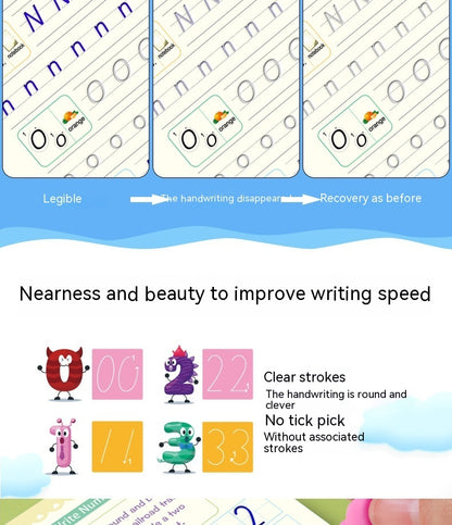 Groove Copybook Student Training Pen Control Magic Calligraphy Practice Board 1718204509190230016