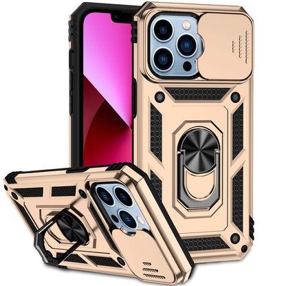 Phone Case Anti-fall Magnetic Bracket Lens Cover - 图片 3