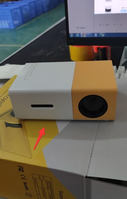 Portable Projector 3D Hd Led Home Theater Cinema HDMI-compatible Usb Audio Projector Yg300 Mini Projector 1718864828085