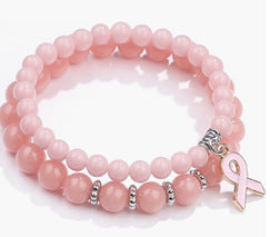 Crystal Ribbon Pendant Rhodochrosite Bow Bracelet 1718884251748929536