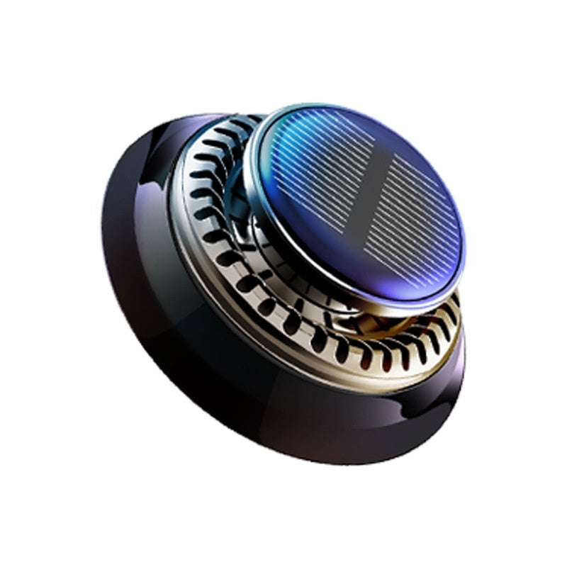 Portable Kinetic Car Air Freshener Solar Powered Double Ring Rotating Air Cleaner Perfume Fragrance Diffuser 1718910984413908