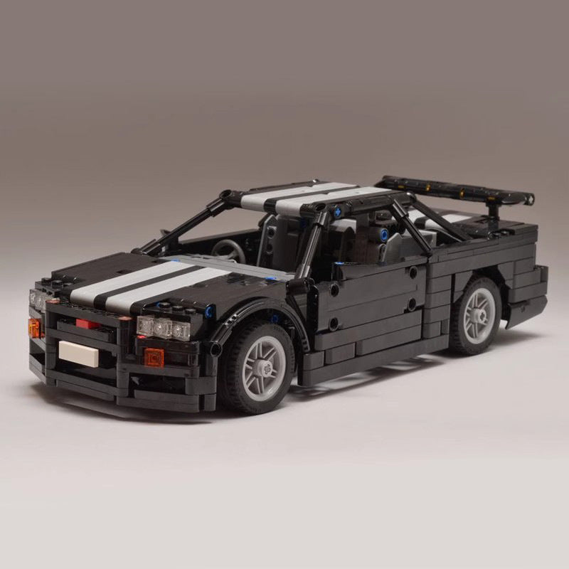 R34 Sports Car Remote Control Building Block Toy 1720273646716588032