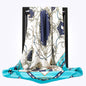 90 90cm Square Scarf European And American Antique Rope Tassel Imitated Silk Scarves - HD Wireless Product #8