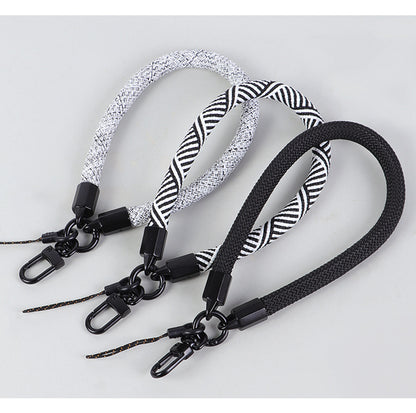 Mobile Phone Short Polyester Rope Anti-theft Wrist Strap Keychain - 图片 1