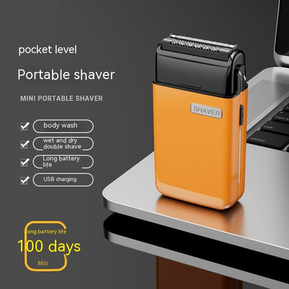 Mini Electric Small Shaver Shaver Fully Washable Magnetic Suction Cutter Head Type-C Charging 1721450908220526592
