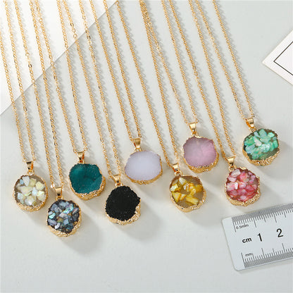 Sunflower resin necklace 1721853788042