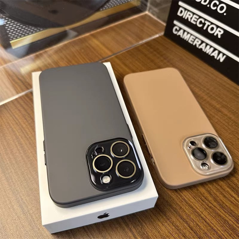 Ultra-thin Dull Polish Bag Lens Phone Case 1722457687930834944
