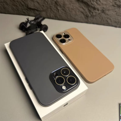 Ultra-thin Dull Polish Bag Lens Phone Case 1722457688044081152