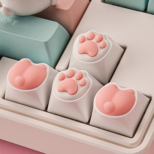 Creative Cat Claw Keycap Mechanical Keyboard 1722497486867795968