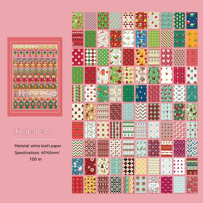 Christmas Handwriting Small Book 100 Mini Paper Notes 1723208449086590976