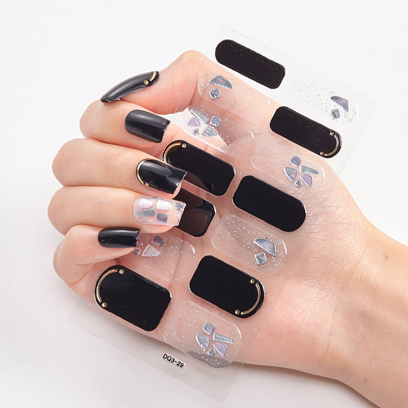 3d Laser Bronzing Craft Nail Applique Nail Sticker - HD Wireless Product #30