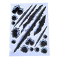 Car scratch simulation bullet hole crack sticker 1724758571351