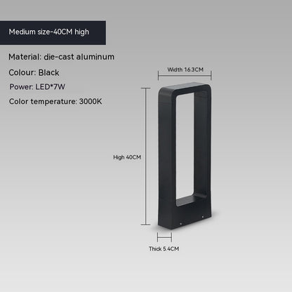 Outdoor Die-cast Aluminum Lawn Lamp Park Scenic Spot Lighting Modern Minimalist Courtyard Square 1724966533370875904