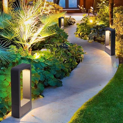 Outdoor Die-cast Aluminum Lawn Lamp Park Scenic Spot Lighting Modern Minimalist Courtyard Square 1724966533802889216