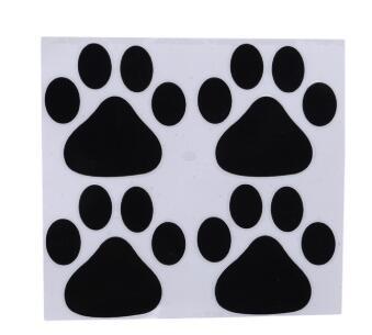 Footprints, panda, panda, footprints, bumper stickers 17253965486914