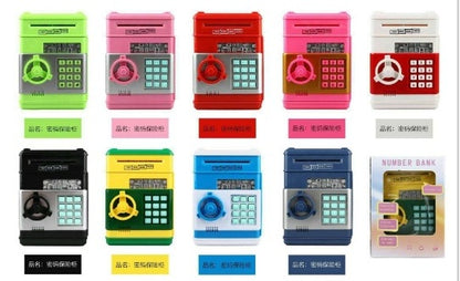 Automatic Paper Money Piggy Bank Gift Money Box Safe 1725715755968