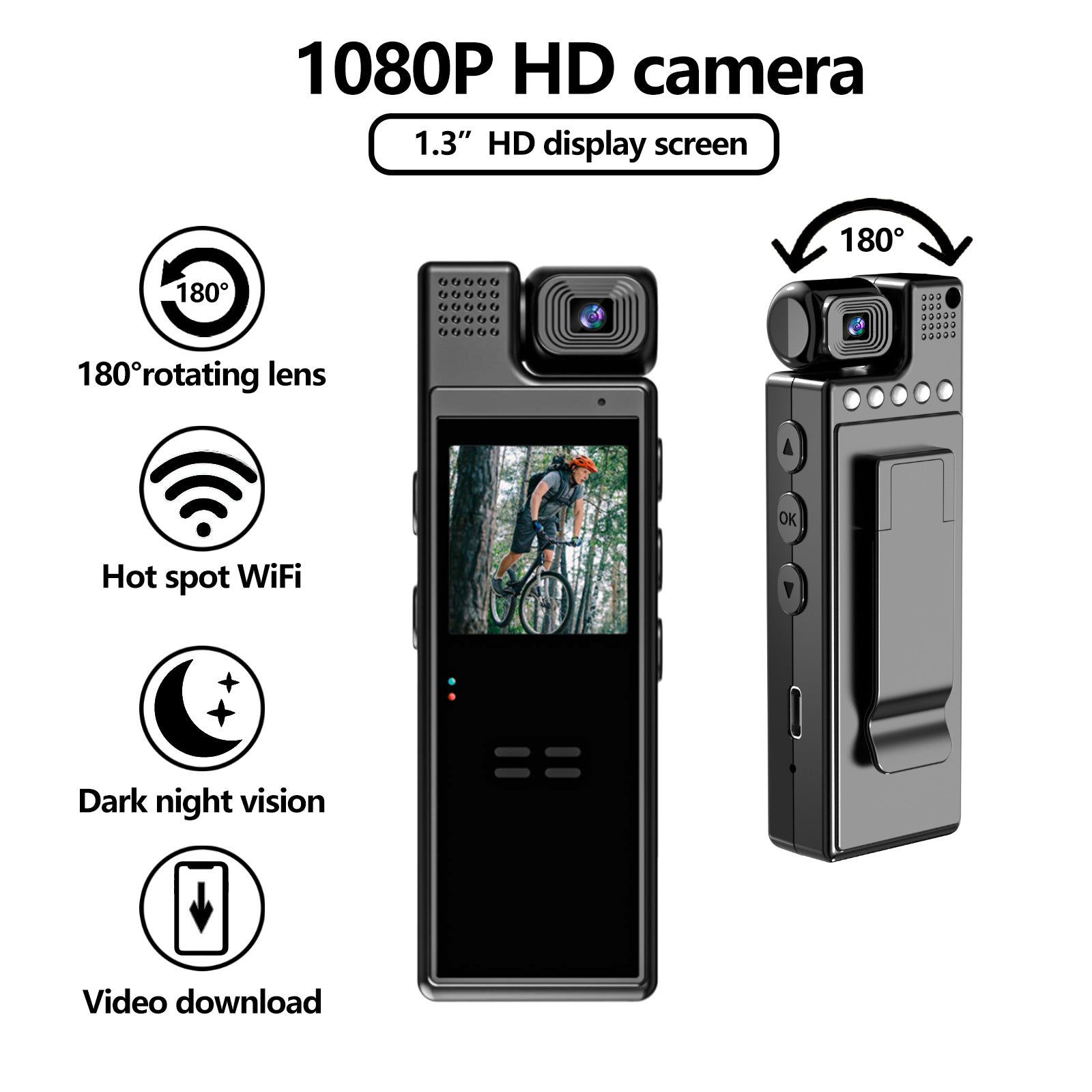 L9 HD Night Vision Conference Recorder Outdoor Sports Camera 1726134933740720128