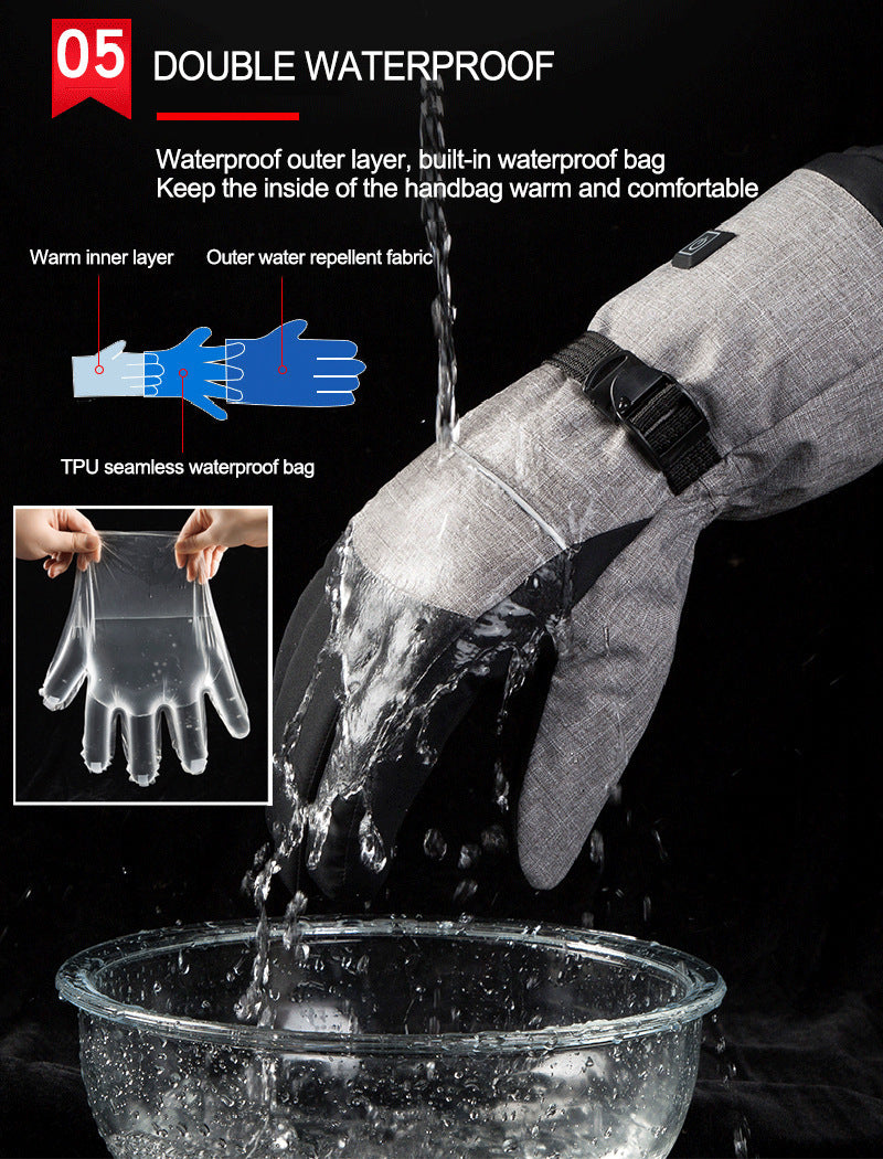 Hot Selling Skiing Heating Gloves Motorcycle Riding Electric Touch Screen Rechargeable 1726463454002417664