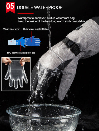 Hot Selling Skiing Heating Gloves Motorcycle Riding Electric Touch Screen Rechargeable 1726463454002417664