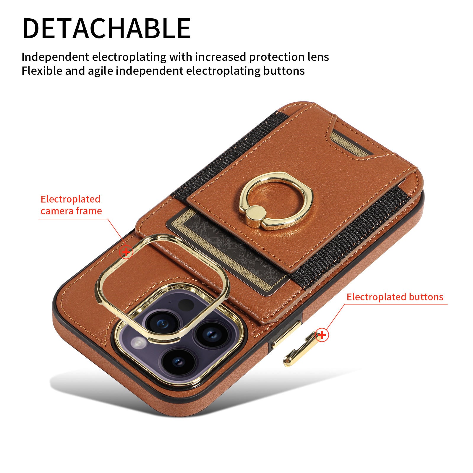 Back Cover Leather Case Phone Case Wallet Protective Case Universal 1726885207518351360