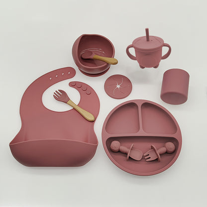 Baby Eat Learning Complementary Food Feeding Silicone Tableware 1727211273344651264