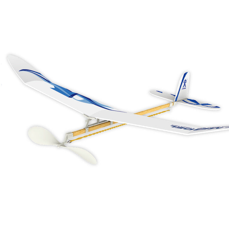 Double - wing rubber - powered aircraft 1728124755352