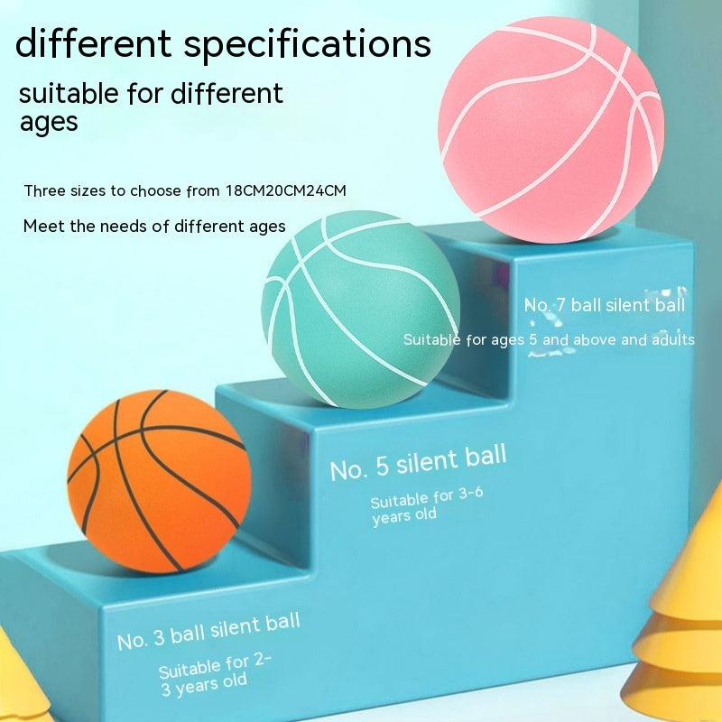 Home Indoor Toddler Children's Ball Elastic Ball Toy Silent Racket Basketball 1728259899135234048