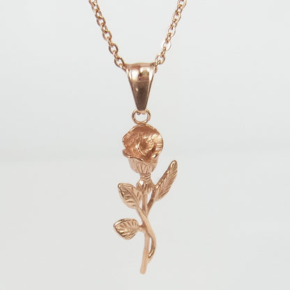 Stainless Steel Gold Roses Necklace For Men New Fashion Gold Cross Pendent With Chain Necklace Jewelry Men Necklace 172864330