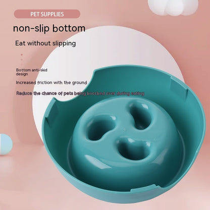 Pet Dog Slow Food Bowl Feeder Color 1729325375529553920