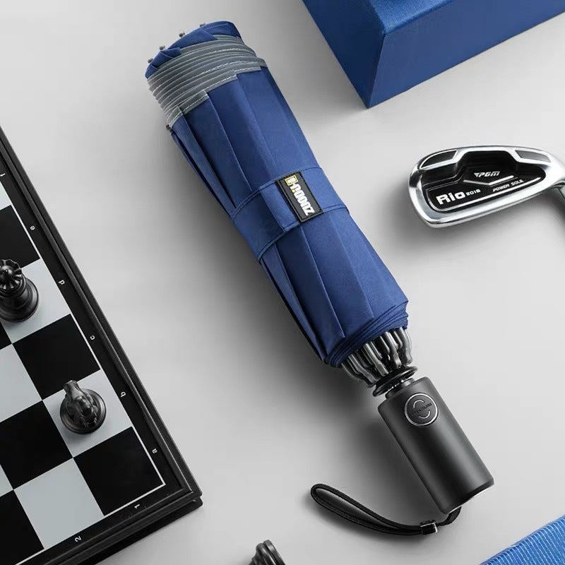 LED Flashlight Lighting Rain and Sunshine Folding Umbrella 1729918465085