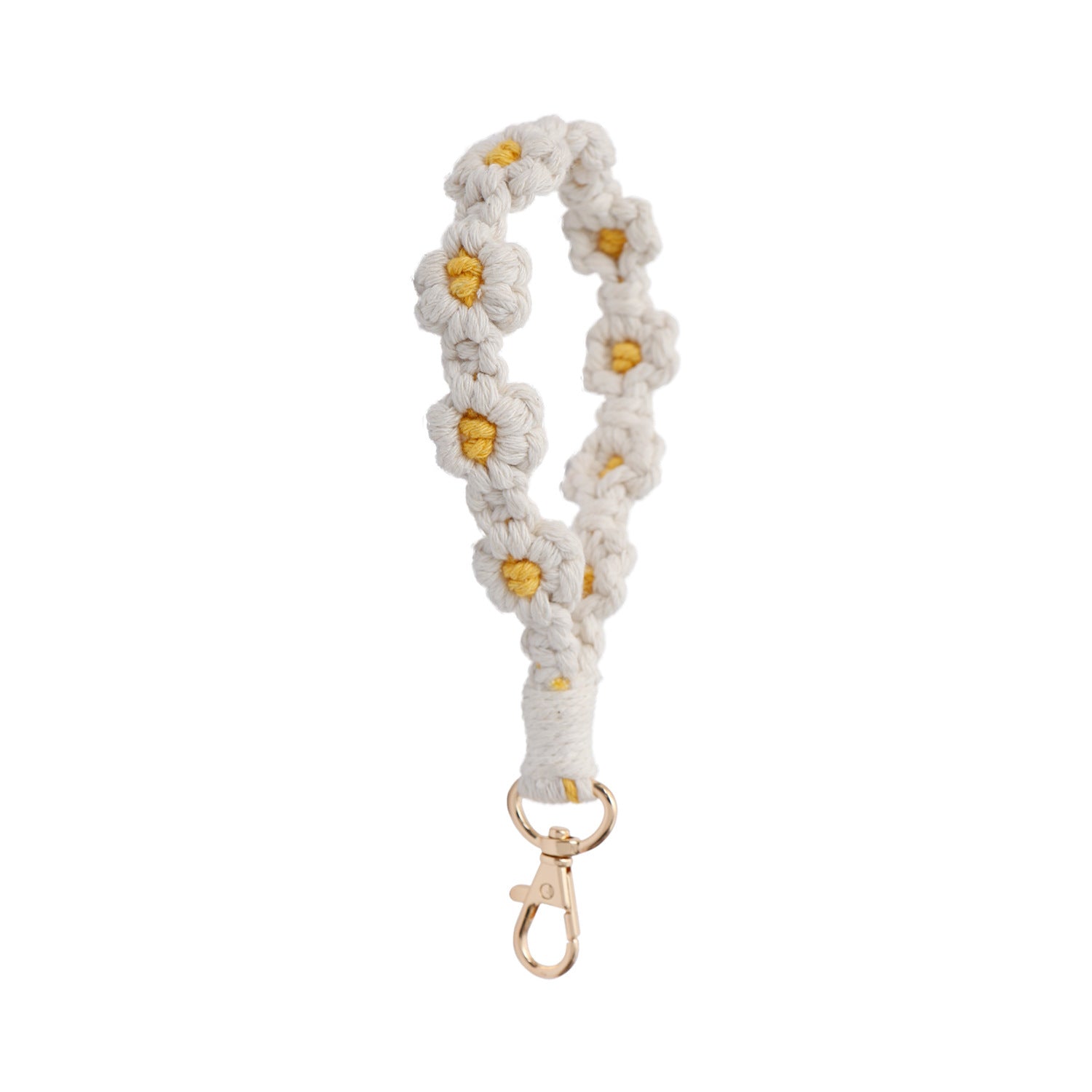 Flower Chrysanthemum Wrist Strap Little Daisy Keychain 172bf99c 86c0 4a8e be9a a2758e7fed44