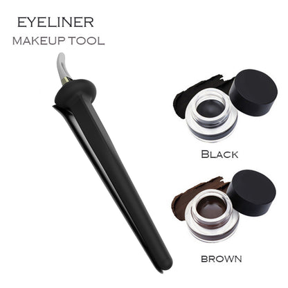 Silicone Eyeliner Painting Tool Outline Waterproof Not Smudge Creamy Eyeliner Eyeliner Brush
