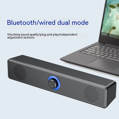 Strip Loudspeaker Home Desktop Computer Wired Speaker Mobile Phone Notebook Bluetooth Audio 1731302170378244096