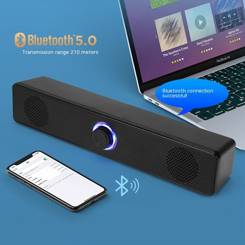 Strip Loudspeaker Home Desktop Computer Wired Speaker Mobile Phone Notebook Bluetooth Audio 1731302170957058048