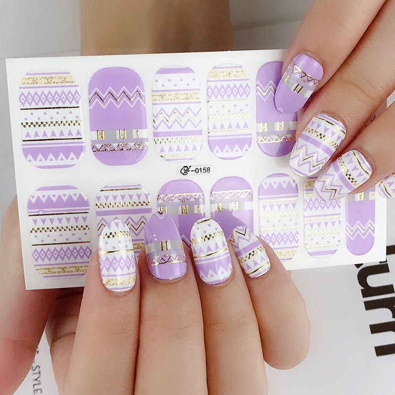 Imitation Nail Art Stickers 3D Hot Nail Stickers 1731585696538