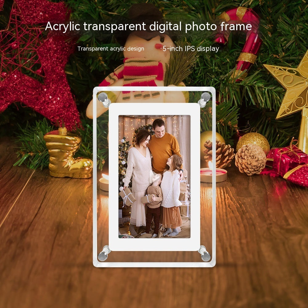 5-inch Transparent Fashion Digital Electronic Photo Album Video Advisement Player Business Gift Photo Frame - HD Wireless Product #5