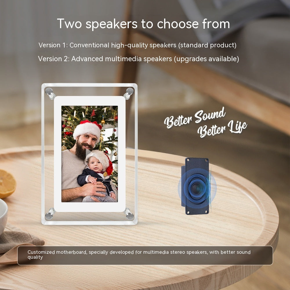 5-inch Transparent Fashion Digital Electronic Photo Album Video Advisement Player Business Gift Photo Frame - HD Wireless Product #7