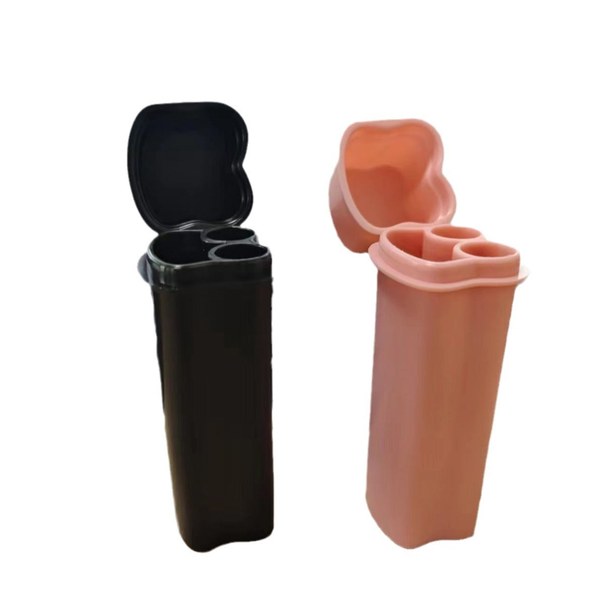 One-piece Flip Cigarette Boxes Hit Kit Double Hole Position With Lighter Storage Convenient To Carry 1732590109007679488
