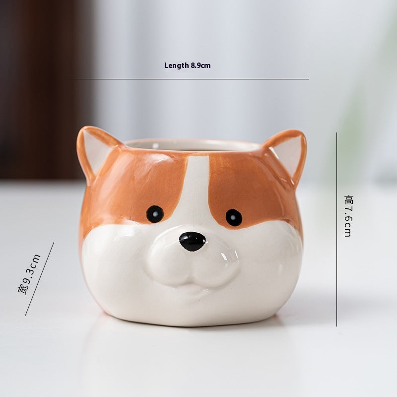 Ceramic Cartoon Animal Flowerpot Home Gardening 1732ca0a 4b20 48cc a08c 02e279baf5ad trans