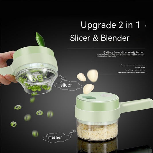 Chopper Mini Wireless Electric Mashed Garlic Cutting And Pressing Stir 1734918907803865088