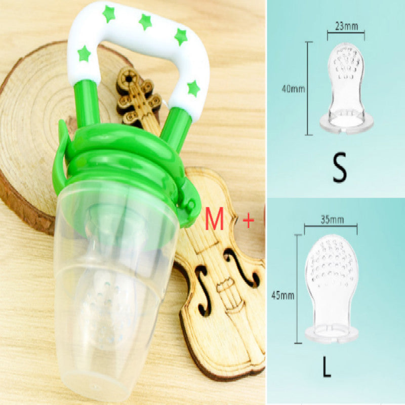 New Baby Silicone Pacifier, Encapsulated To Soothe Complementary Food Feeding Artifact 1735099866755