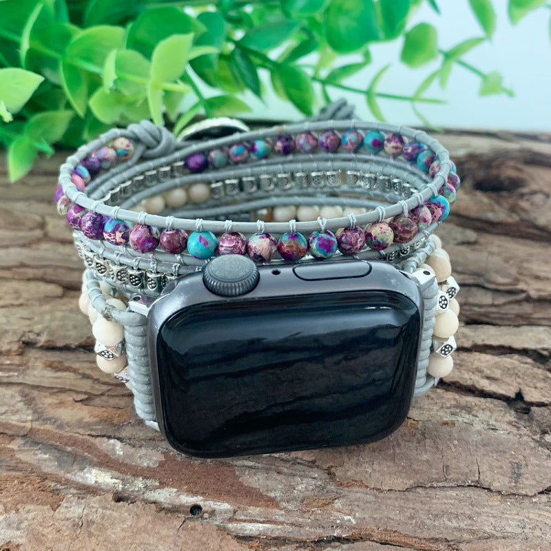 Natural Stone Multi-layer Winding Bracelet Strap 1735848897139576832