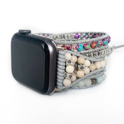 Natural Stone Multi-layer Winding Bracelet Strap 1735848897739362304