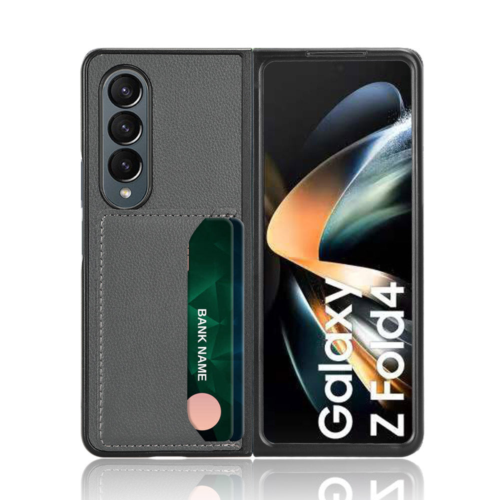 Simple Card-inserting Litchi Pattern Phone Case - 图片 6